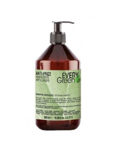 EVERY GREEN ANTI FRIZZ SOFTENING SZAMPON NAWILŻAJĄCO - ZMIĘKCZAJĄCY 500 ml