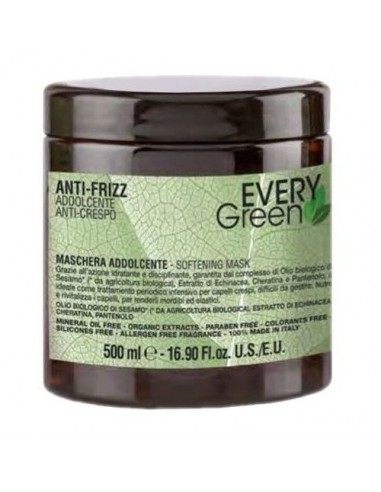 EVERY GREEN ANTI FRIZZ SOFTENING MASKA NAWILŻAJĄCO - ZMIĘKCZAJĄCA 500 ml