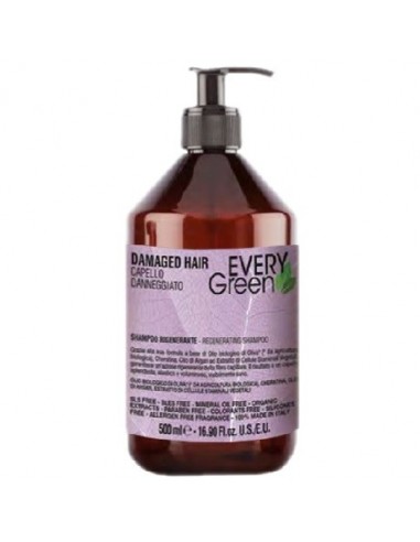 EVERY GREEN DAMAGED HAIR SZAMPON ODBUDOWUJĄCY WŁOSY ZNISZCZONE 500 ml