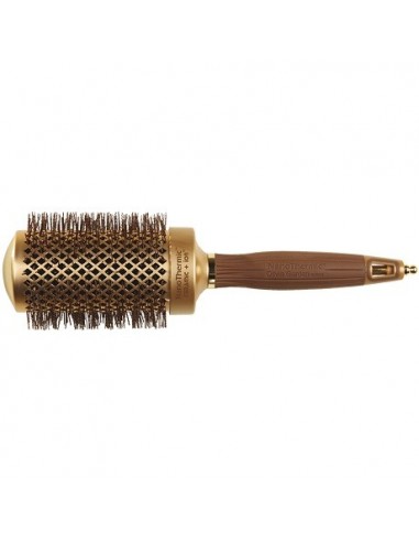 OLIVIA GARDEN EXPERT BLOWOUT SHINE WAVY BRISTLES GOLD&BROWN 45MM