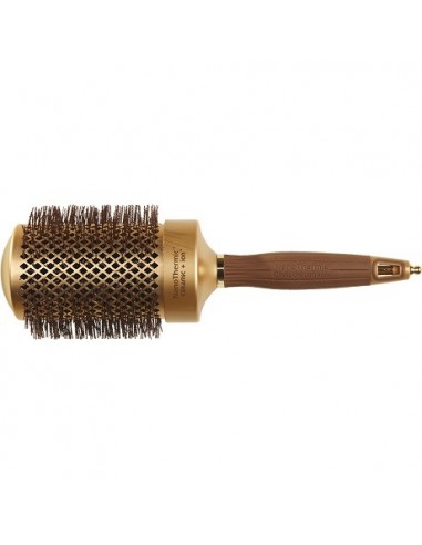 OLIVIA GARDEN EXPERT BLOWOUT SHINE WAVY BRISTLES GOLD&BROWN 55MM