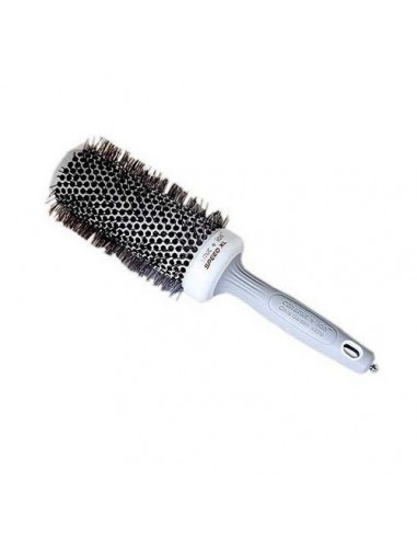 OLIVIA GARDEN EXPERT BLOWOUT SPEED WAVY BRISTLES WHITE&GREY55