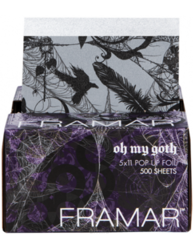 FRAMAR FOLIA ALUMINIOWA W PASKACH OH MY GOTH POP UP FOIL 5x11 12,7x27,9 CM 500 SZTUK PU-500OMG